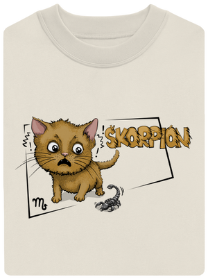 Mačací horoskop: Škorpion unisex mikina bez kapucne Off White