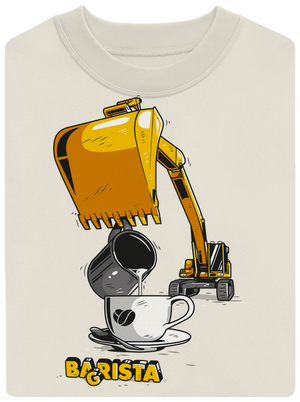 Bagrista unisex mikina bez kapucne Off White