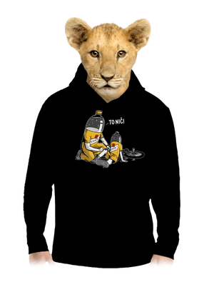 Tonic detská mikina klokanka Black