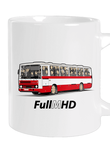 Full MHD veľký hrnček White