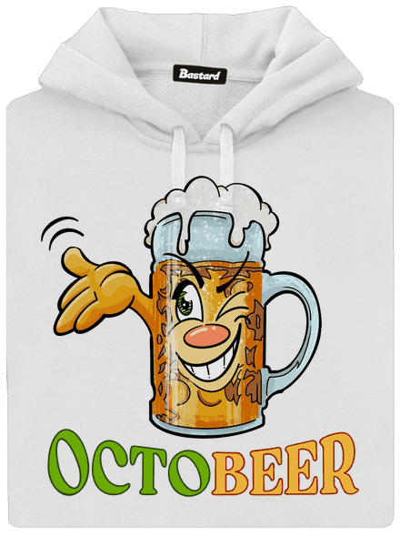 Octobeer dámska mikina klokanka White