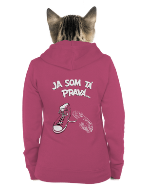 Hľadám tú pravú dámska mikina na zips Magenta