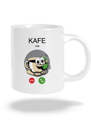 Kafe volá veľký hrnček White