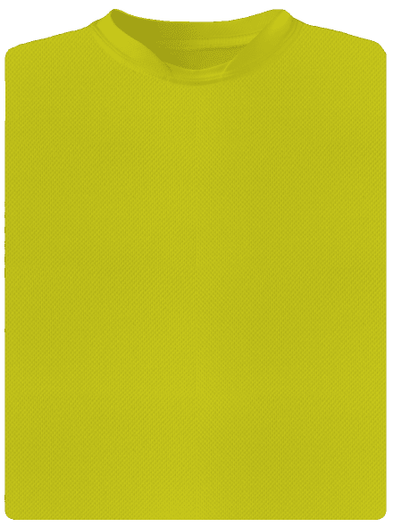 Bez potlače pánske športové tričko Neon Yellow