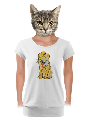 dámske tričko s lemom