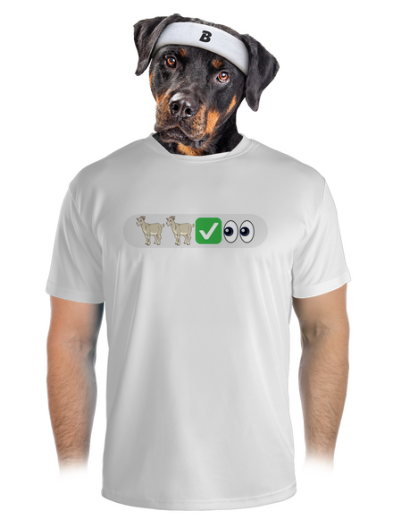 Emoji pánske športové tričko White