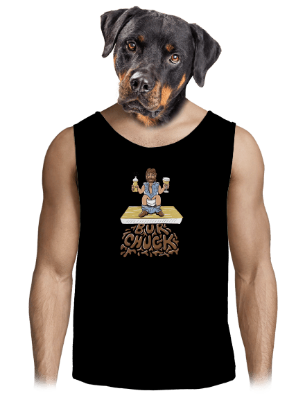 BurChuck pánske tielko Black