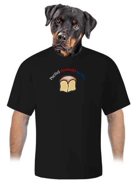 Poctivá buchta a klobása unisex tričko oversized Black