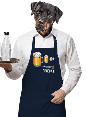 Pivečka zástera Navy