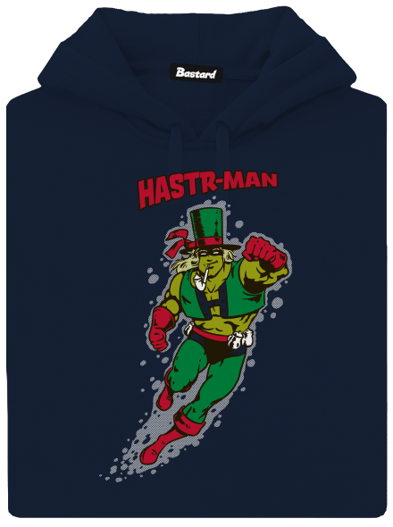Hastrman pánska mikina klokanka Navy