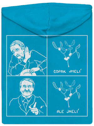 Cimrman: Copak jmelí dámska mikina na zips Blue Atol