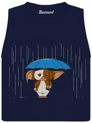 Gremlins dámske tielko voľné Navy