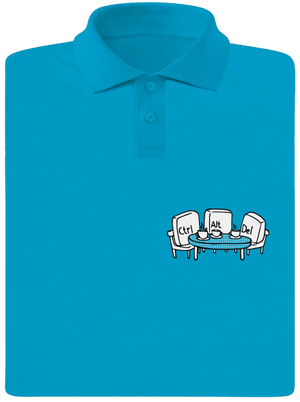 Nerozluční kamaráti pánska polokošeľa Blue Atol