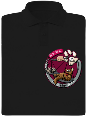 Psí horoskop: Váhy pánska polokošeľa Black