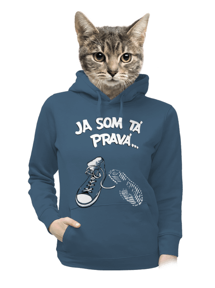 Hľadám tú pravú dámska mikina klokanka Denim