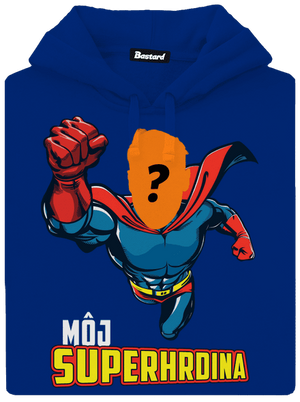 Môj superhrdina dámska mikina klokanka Royal Blue Mal