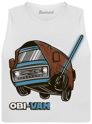 Obi Van dámske tielko voľné White