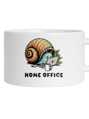 Slimákov home office hrnček makronka White