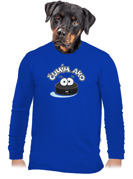 Čumím ako puk pánske dlhý rukáv Royal Blue