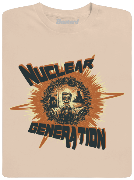 Nuclear generation 2 pánske tričko Sand