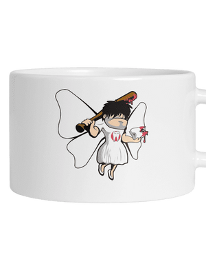 Zúbková víla hrnček makronka White