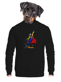 unisex mikina bez kapucne