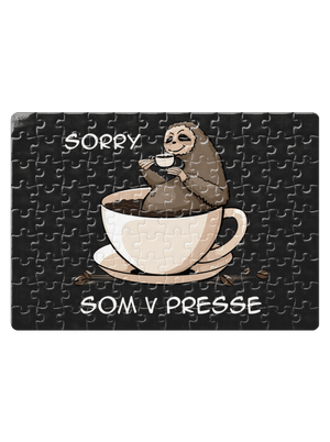 V presse puzzle White