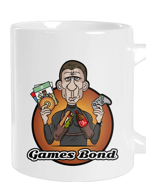 Games Bond veľký hrnček White