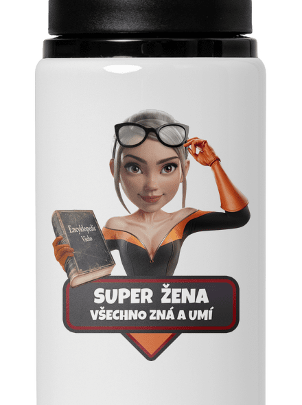 Super mama flaša na vodu White