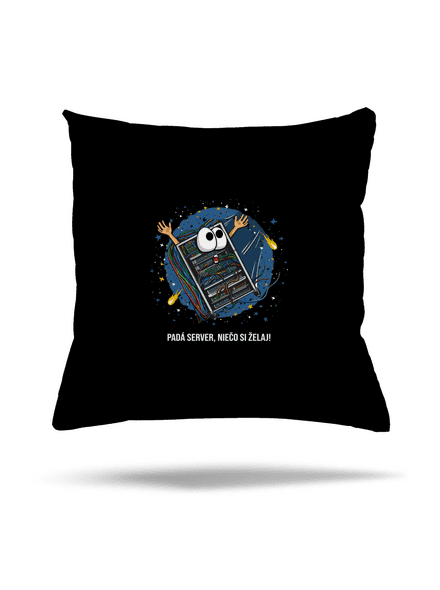 Padá server vankúš Black