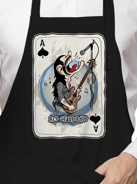Ace of Spades zástera Black