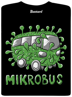 Mikrobus pánske dlhý rukáv Black