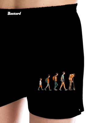 Evolúcia študenta pánske trenky Black