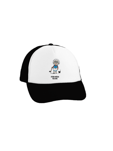 Neklidná - vlastný text šiltovka truckerka Black cap