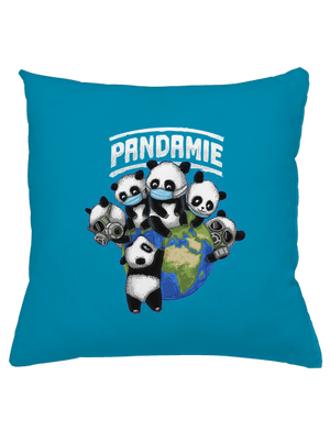 Pandamie vankúš Blue Turquoise