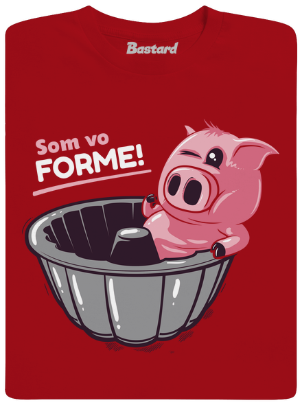 Vo forme pánske dlhý rukáv Red