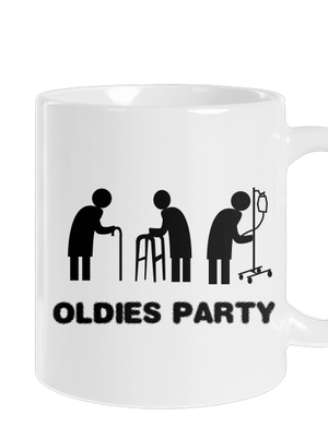 Oldies party klasický hrnček White