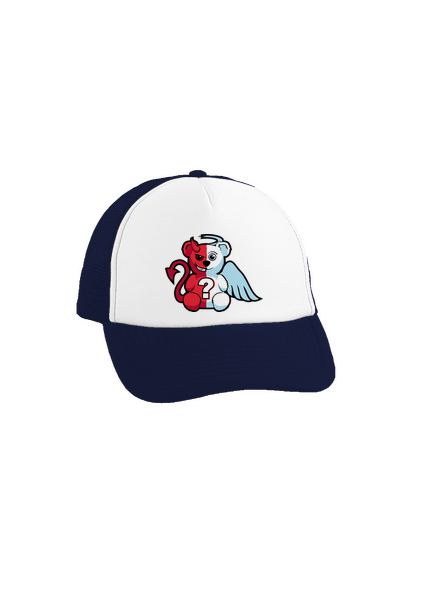 Anjel vs. diabol šiltovka truckerka French Navy cap