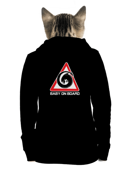 Alien inside dámska mikina na zips Black