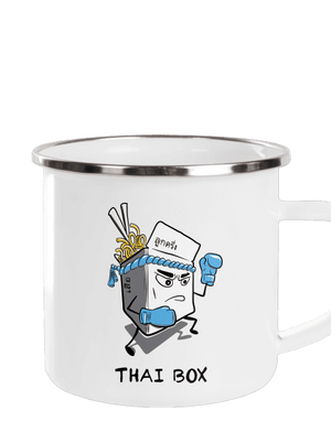 Thai box plecháčik White