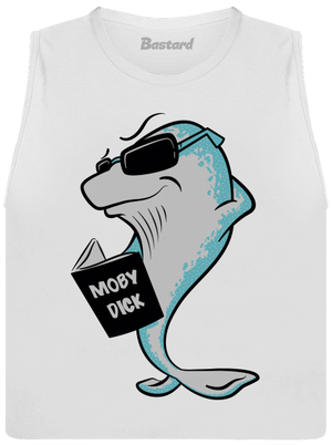 Moby Dick dámske tielko voľné White