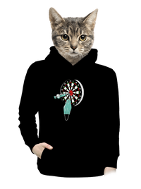dámska mikina klokanka