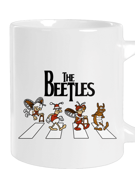 Beatles veľký hrnček White