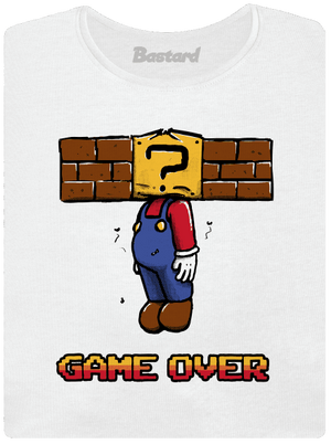 Game Over dámske tričko prémium White