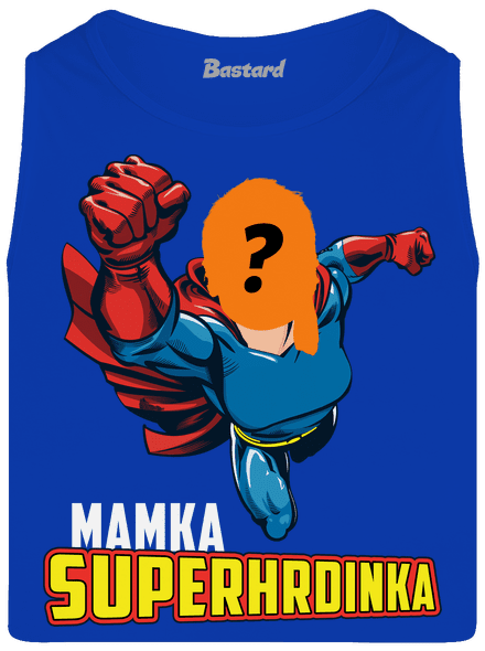 Mamka superhrdinka pánske tielko Royal Blue