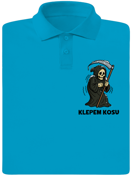 Klepem kosu pánska polokošeľa Blue Atol
