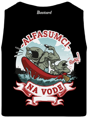 Alfasumci na vode pánske tielko Black