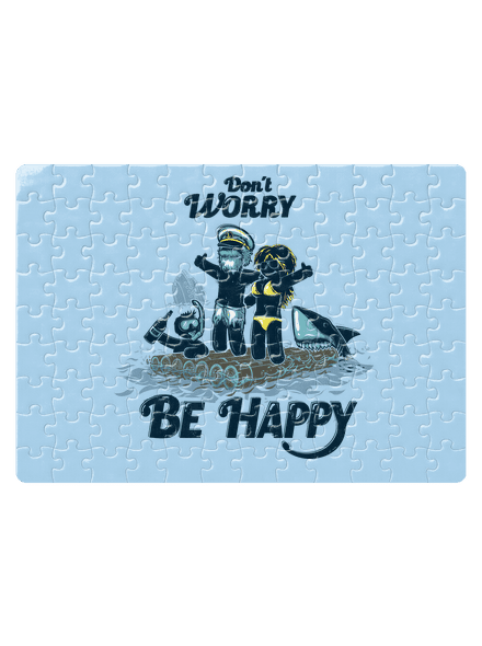 Don't worry puzzle White