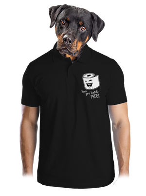 Prdel pánska polokošeľa Black