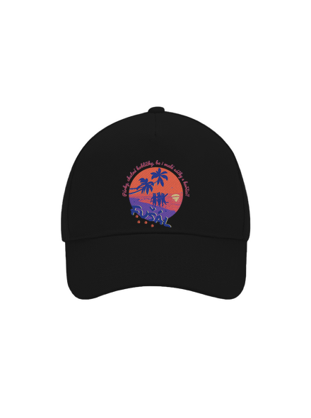 Fušál šiltovka baseballka Black